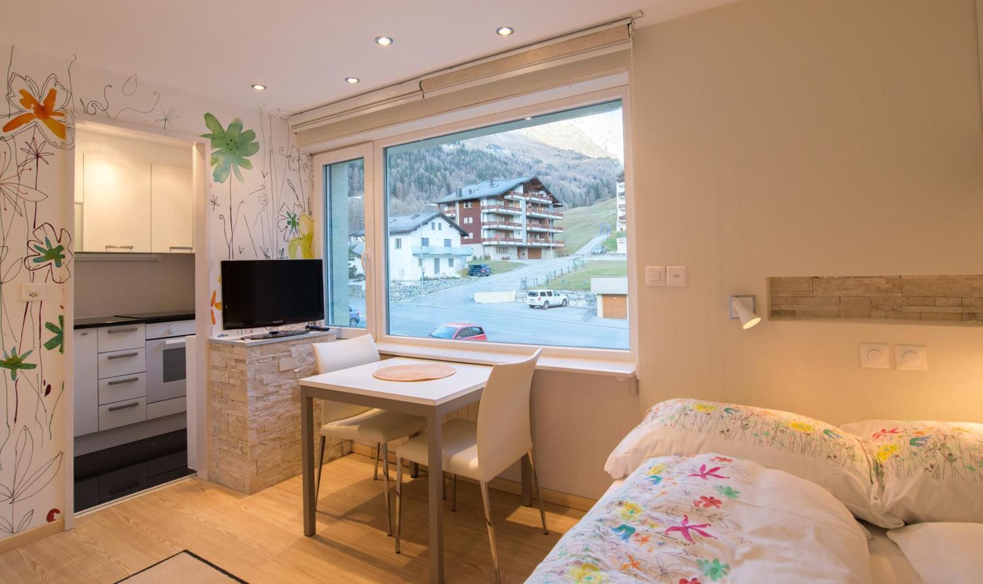 Haus Cristal - 1441M Leilighet Leukerbad Eksteriør bilde